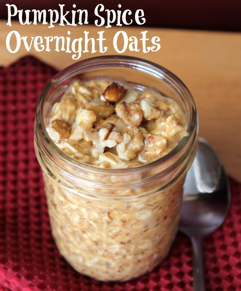 Oat Recipes For Weight Loss
 Pumpkin Spice Overnight Oats Organize Yourself Skinny