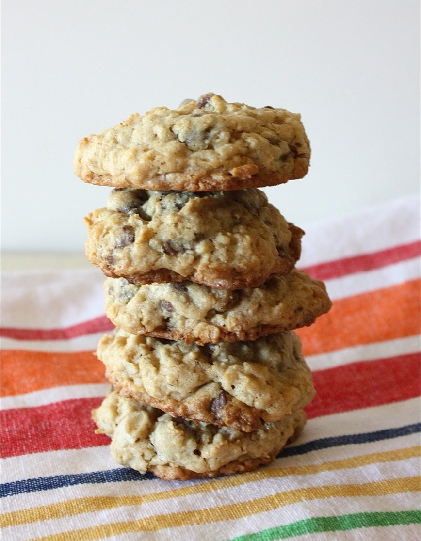 Oatmeal Chocolate Chip Cookies Gluten Free
 A Big MouthfulGluten Free Oatmeal Chocolate Chip Cookies