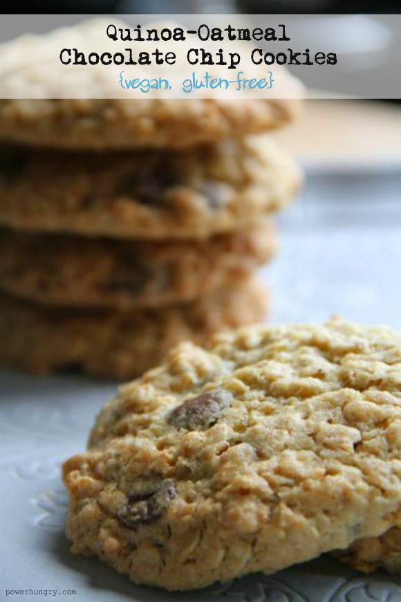 Oatmeal Chocolate Chip Cookies Gluten Free
 Quinoa Oatmeal Chocolate Chip Cookies vegan gluten free