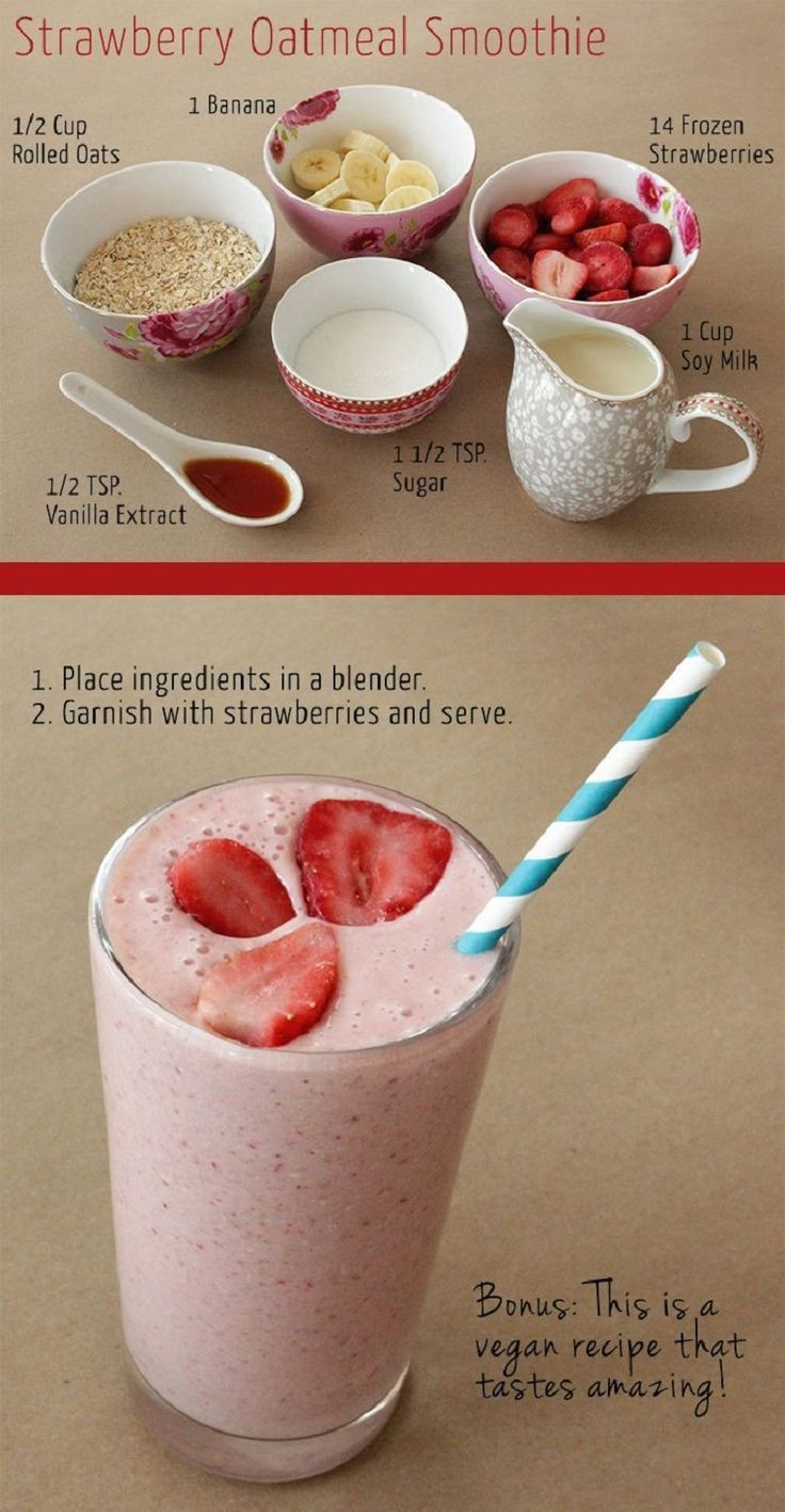 Oatmeal Smoothie Recipes For Weight Loss
 Best 25 Weight loss smoothies ideas on Pinterest