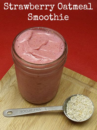 Oatmeal Smoothie Recipes For Weight Loss
 Best 25 Strawberry oatmeal smoothie ideas on Pinterest