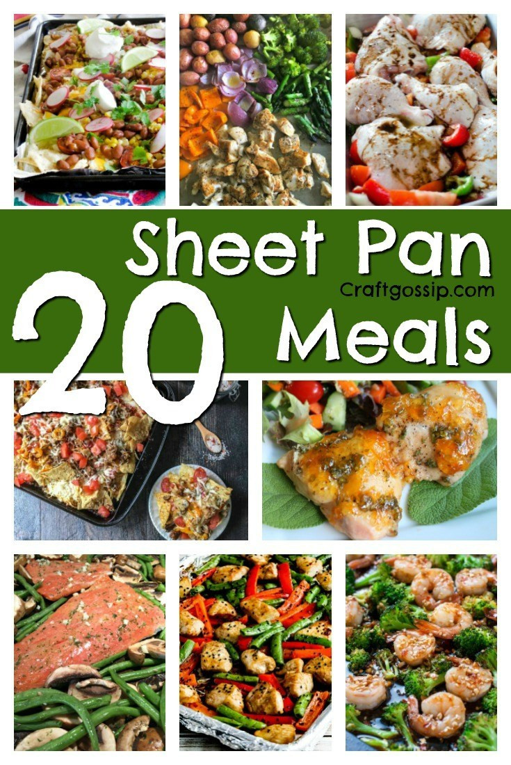 One Pan Easter Dinner
 20 Sheet Pan Recipes – Edible Crafts
