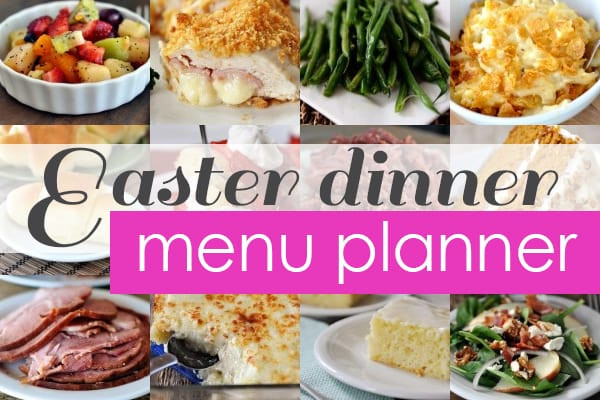 Order Easter Dinner
 Easter Dinner Favorites Menu Planner