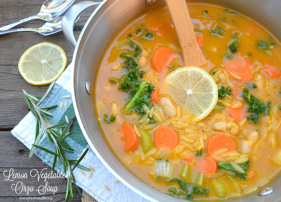 Orzo Recipes Vegetarian
 Lemon Ve able Orzo Soup Fresh and Fit