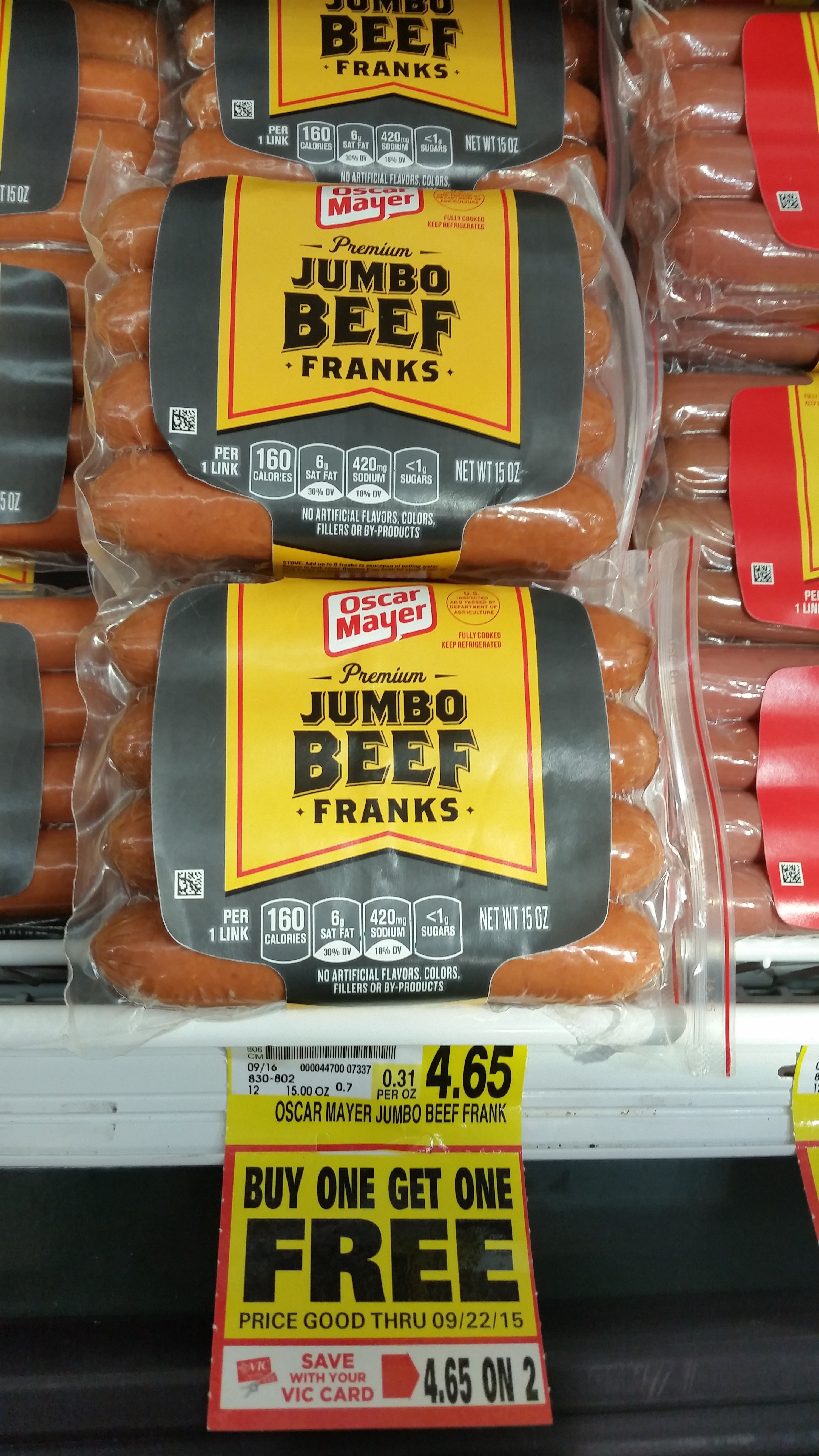 Oscar Mayer Hot Dogs Gluten Free
 Oscar Mayer Weiners $0 83 at Harris Teeter