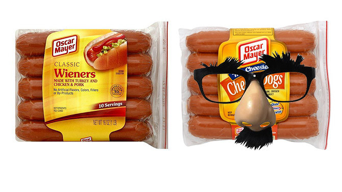 Oscar Mayer Hot Dogs Gluten Free
 Oscar Mayer Cheese Dogs Swiss Cheeses
