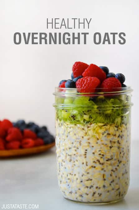 Overnight Oats Healthy Recipe
 Healthy Overnight Oats with Chia