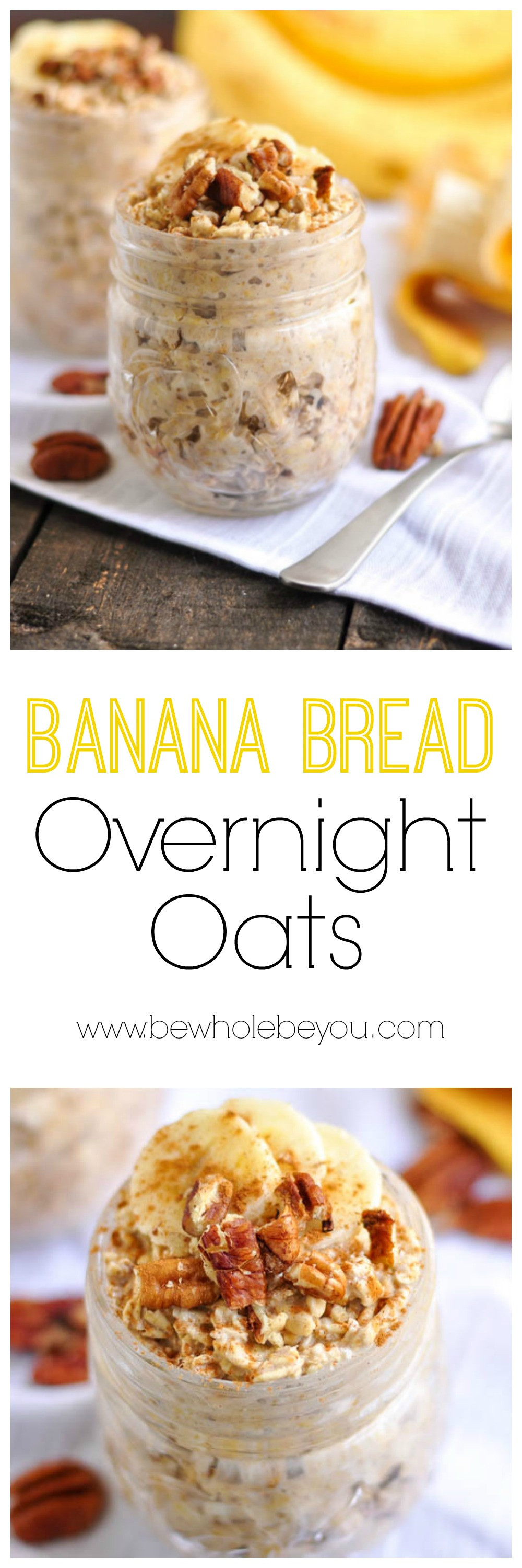 Overnight Oats Recipe Healthy
 Recipe Post Banana Bread Overnight Oats Be Whole Be You