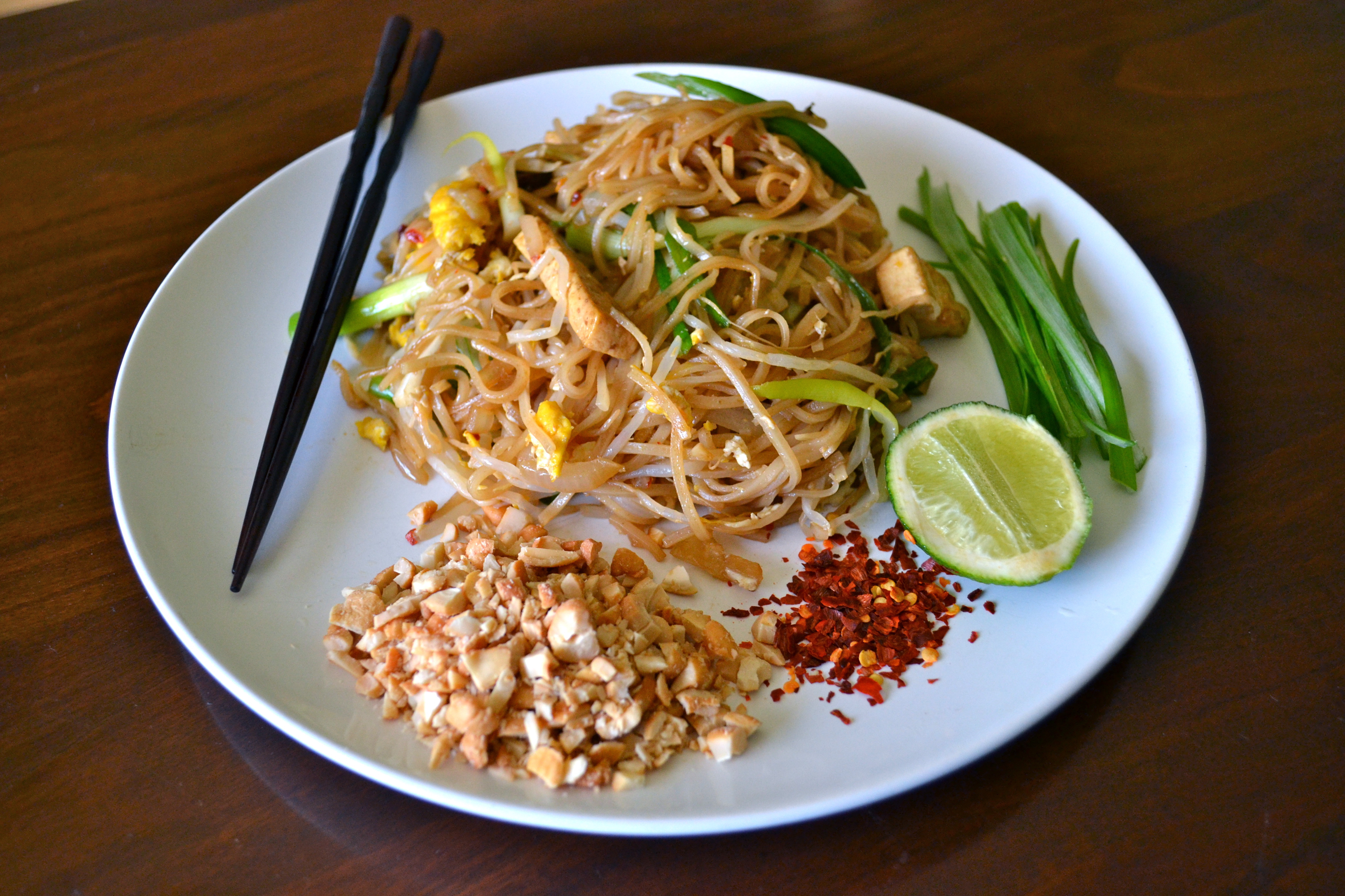 Pad Thai Vegetarian
 Ve arian pad thai