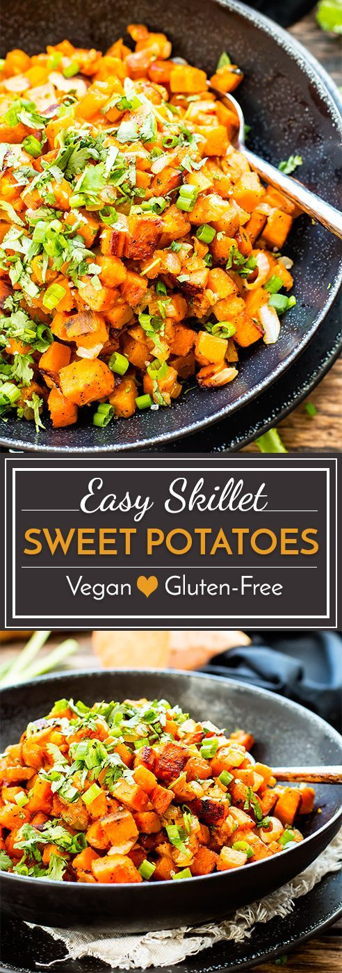 Paleo Recipes Vegetarian
 Easy Skillet Sweet Potatoes with Cilantro Recipe