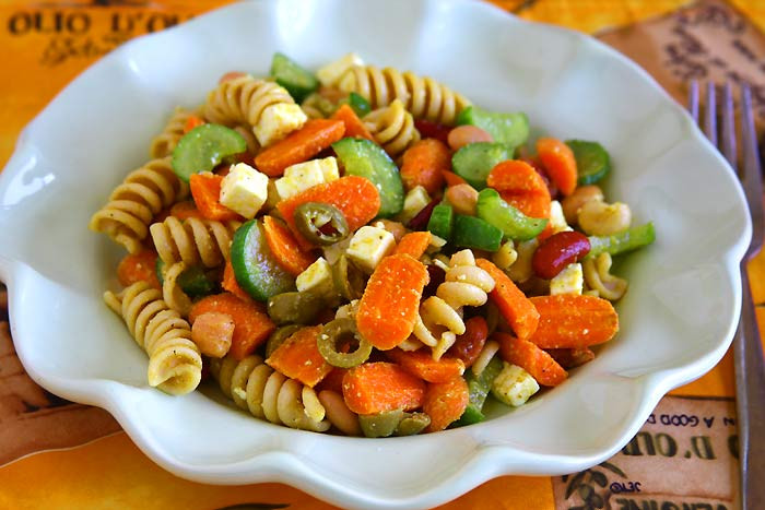 Pasta Salad Recipe Vegetarian
 Easy Ve arian Pasta Salad Recipe