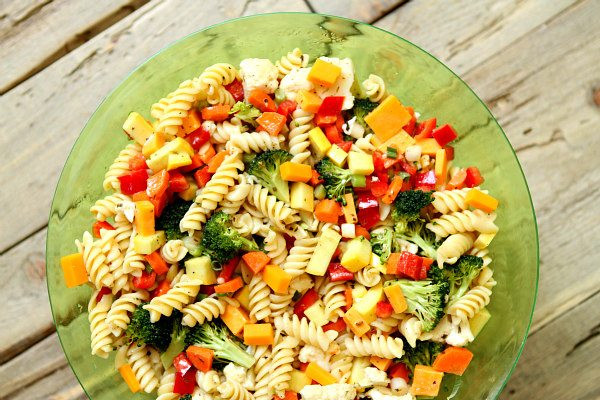 Pasta Salad Recipe Vegetarian
 Summer Ve able Pasta Salad Recipe Girl