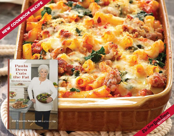 Paula Deen Diabetic Recipes
 Baked Ziti Paula Deen Cuts The Fat Pinterest