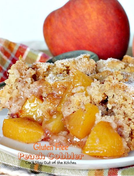 Peach Cobbler Gluten Free
 Gluten Free Peach Cobbler Can t Stay Out of the Kitchen