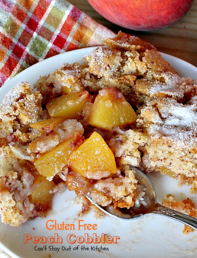 Peach Cobbler Gluten Free
 Gluten Free Peach Cobbler Can t Stay Out of the Kitchen