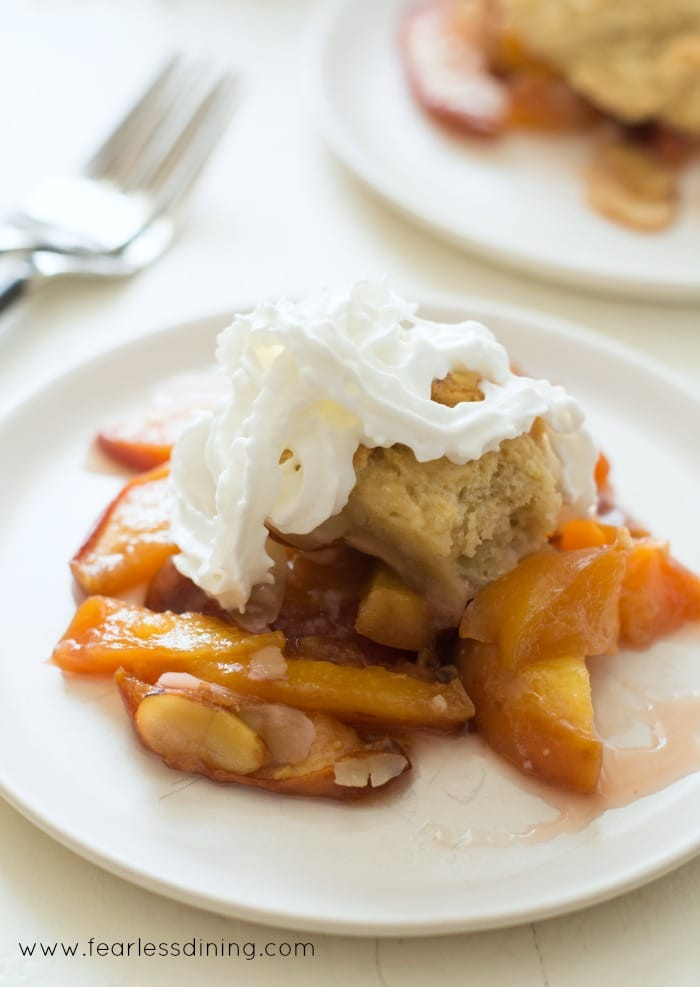 Peach Cobbler Gluten Free
 Gluten Free Fresh Peach Cobbler Fearless Dining