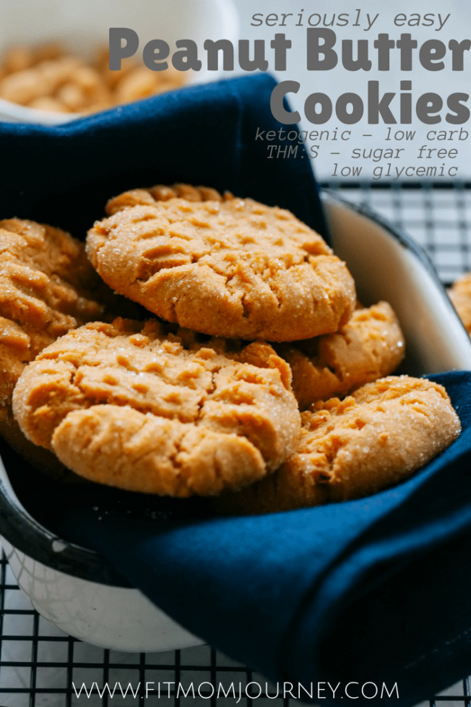 Peanut Butter Cookies Low Carb
 Easy Low Carb Peanut Butter Cookies Ketogenic Low Carb