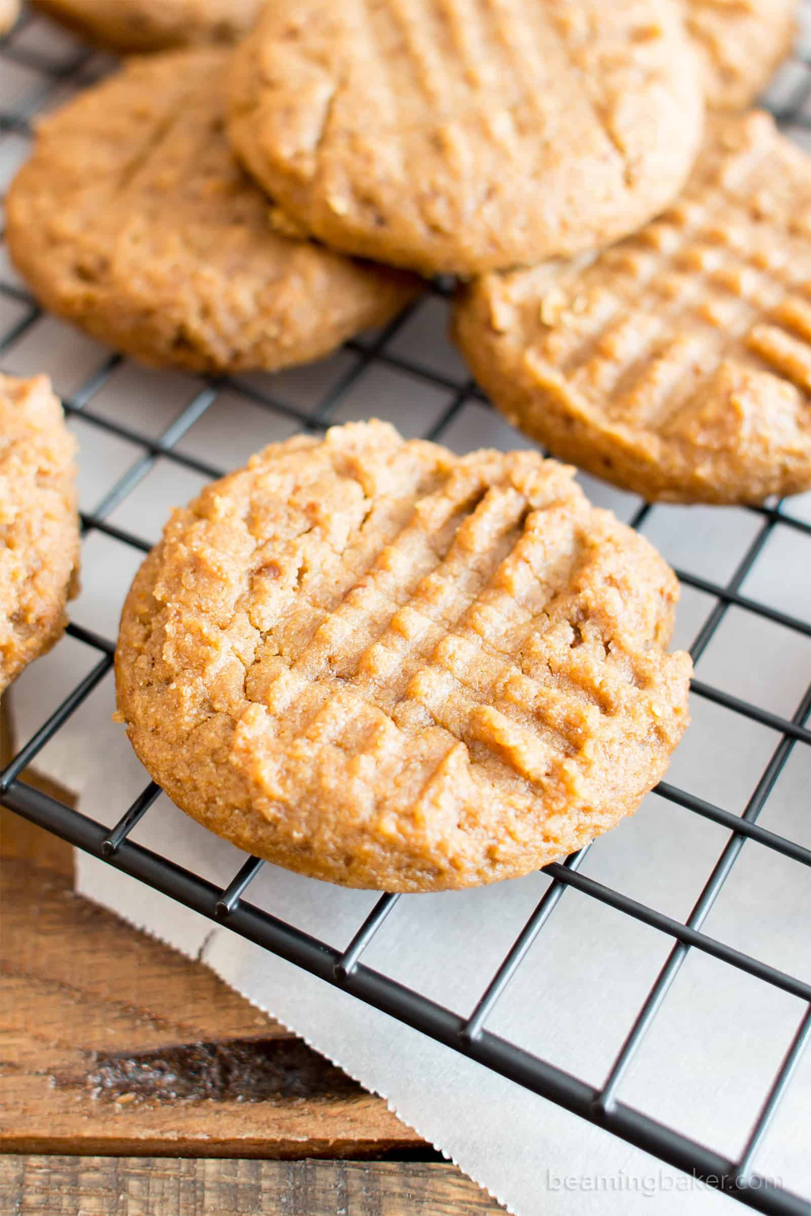 Peanut Butter Cookies Recipe Gluten Free
 Easy Gluten Free Peanut Butter Cookies Vegan GF Dairy