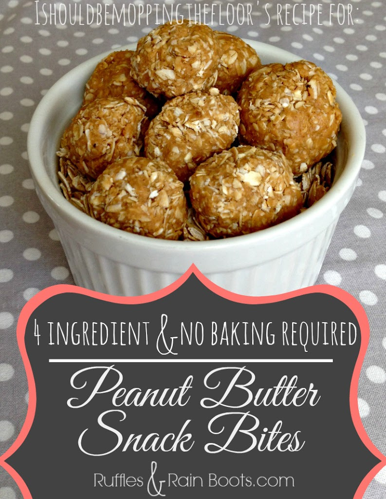 Peanut Butter Healthy Snacks
 Healthy Peanut Butter Snack Bites