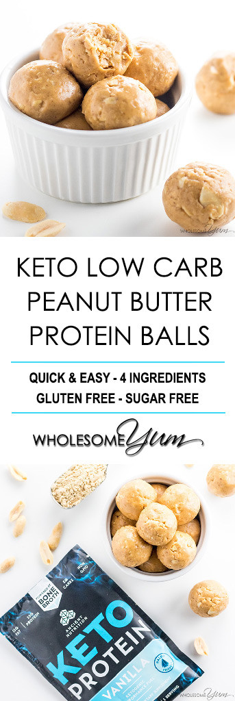 Peanut Butter Keto Diet
 Keto Low Carb Peanut Butter Protein Balls Recipe 4