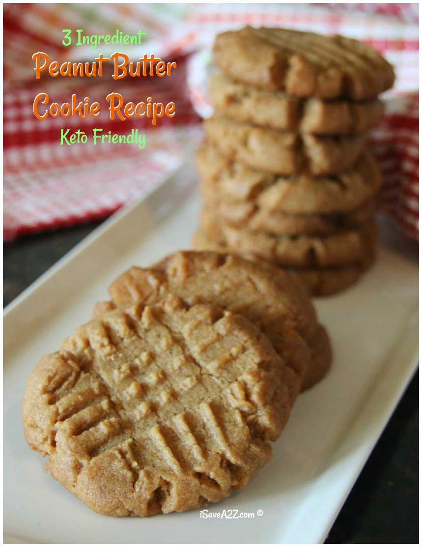 Peanuts On Keto Diet
 3 Ingre nt Keto Peanut Butter Cookies Recipe iSaveA2Z