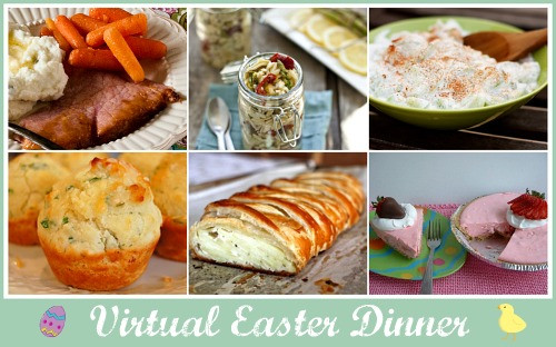 Perfect Easter Dinner Menu
 Easter Round up Dinner Dessert Decorations and more