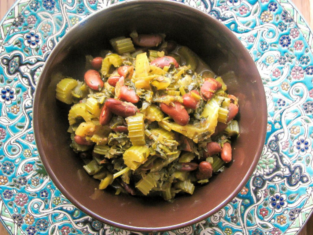 Persian Vegetarian Recipes
 Persian Celery Stew Khoreshte Karafs Ve arian Version