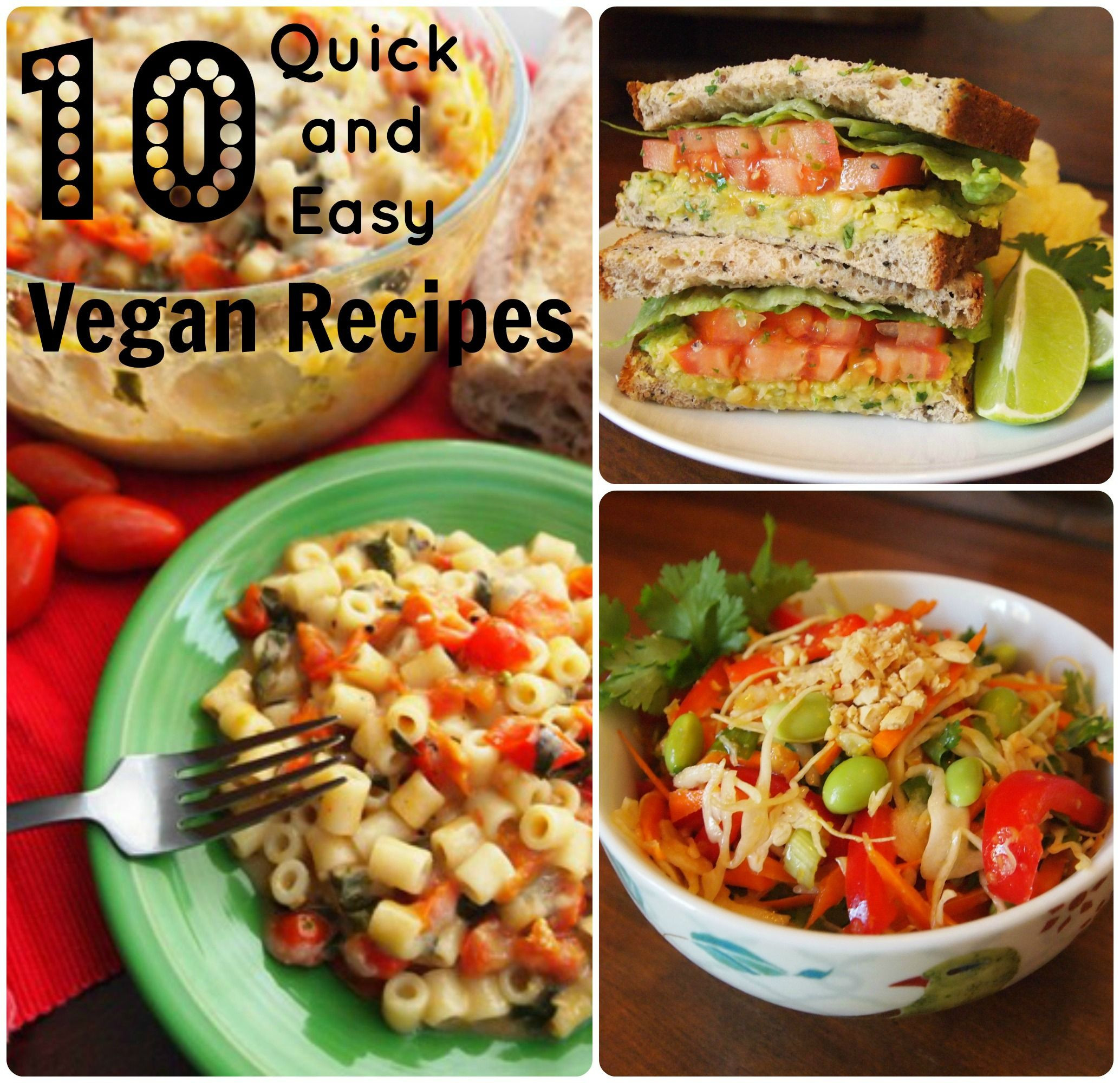 Peta Vegan Recipes
 10 quick and easy vegan recipes