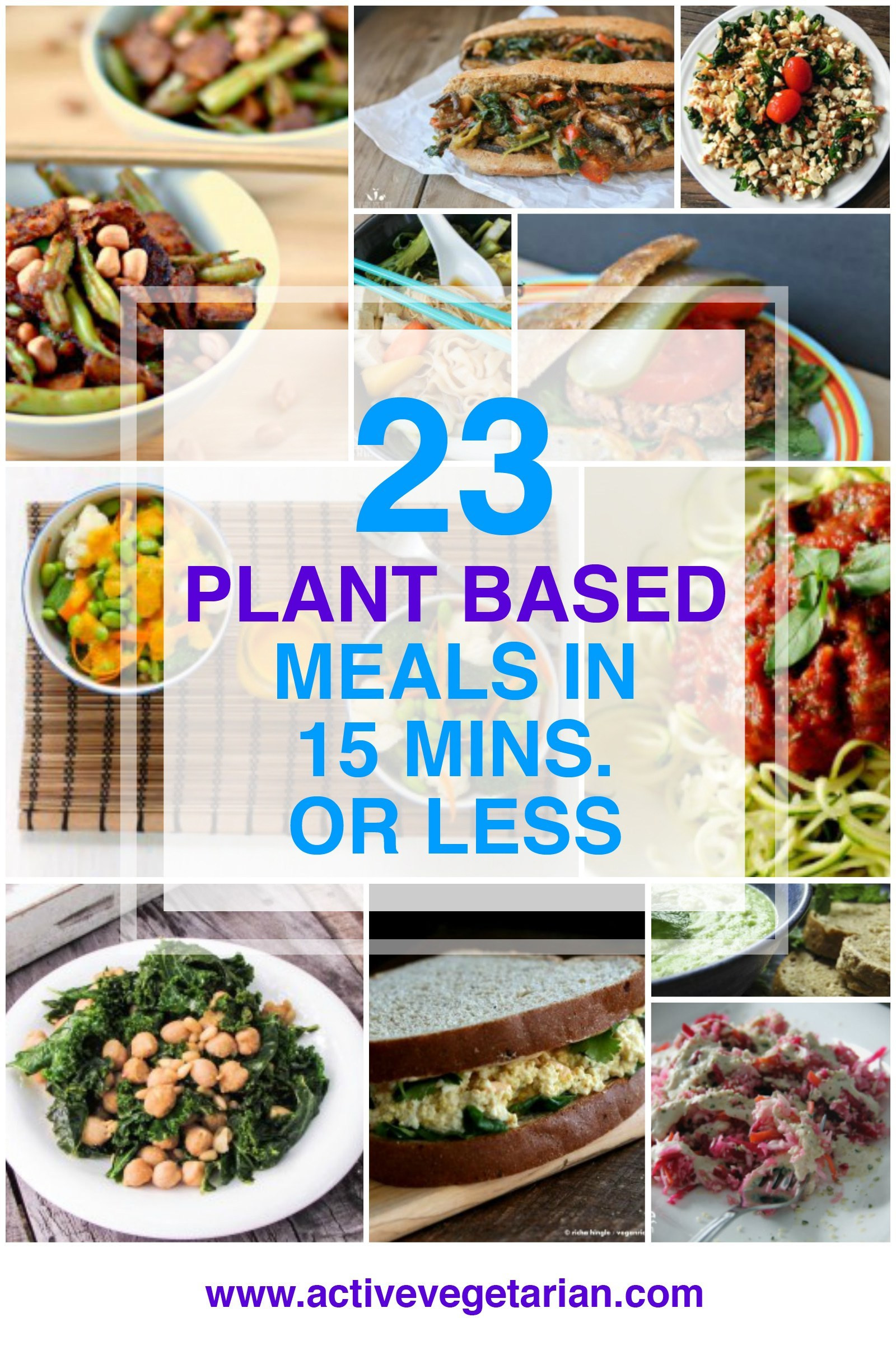 Plant Based Diet Recipes For Weight Loss
 23 Plant Based Meals in 15 Minutes or Less