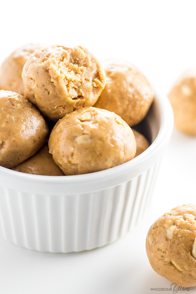 Powdered Peanut Butter Recipes Low Carb
 Keto Low Carb Peanut Butter Protein Balls Recipe 4