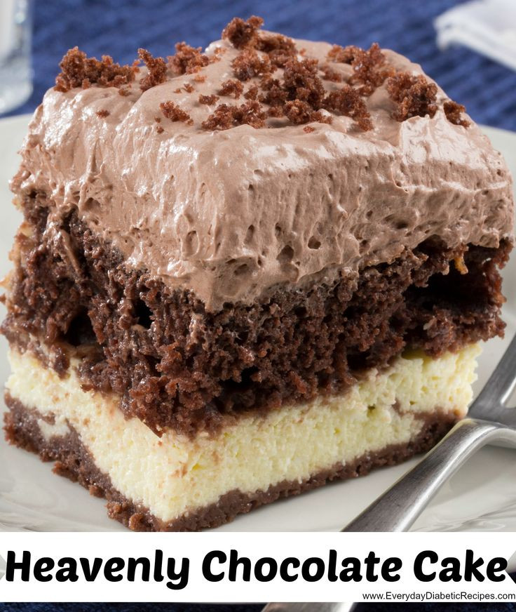 Pre Diabetic Desserts
 Heavenly Chocolate Cake Recipe