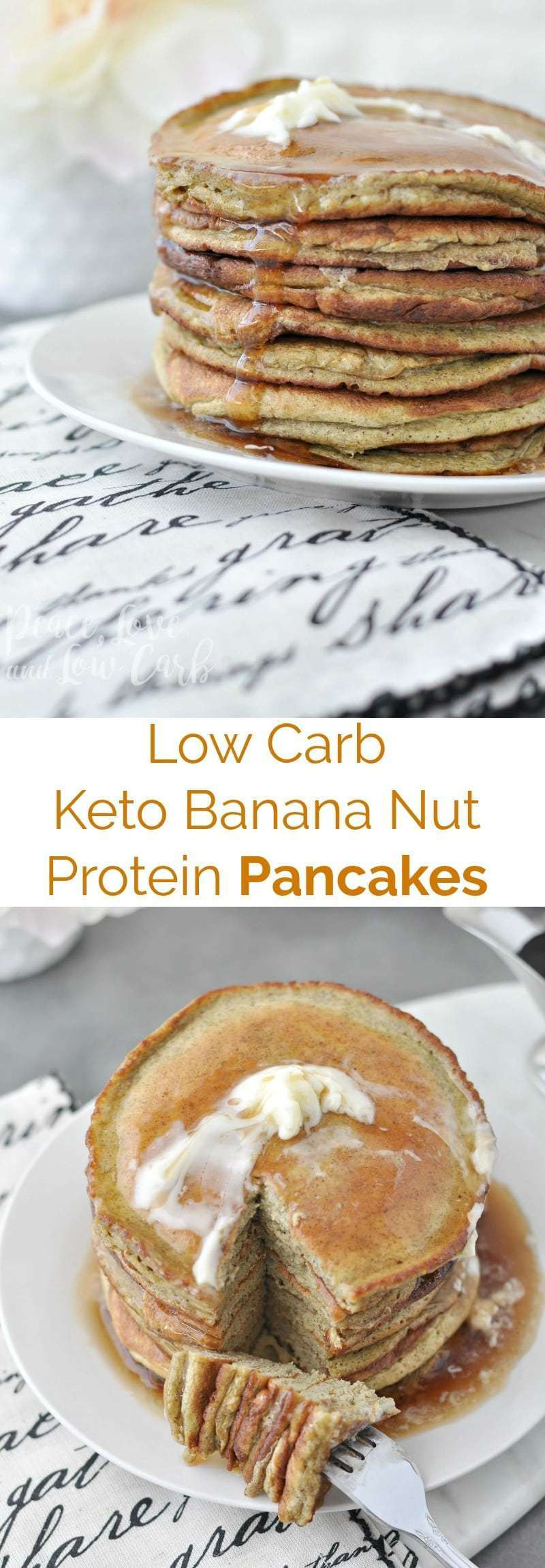 Protein Pancakes Low Carb
 Low Carb Keto Banana Nut Protein Pancakes