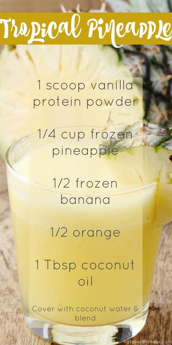 Protein Smoothie Recipes For Weight Loss
 100 Pineapple smoothie recipes on Pinterest