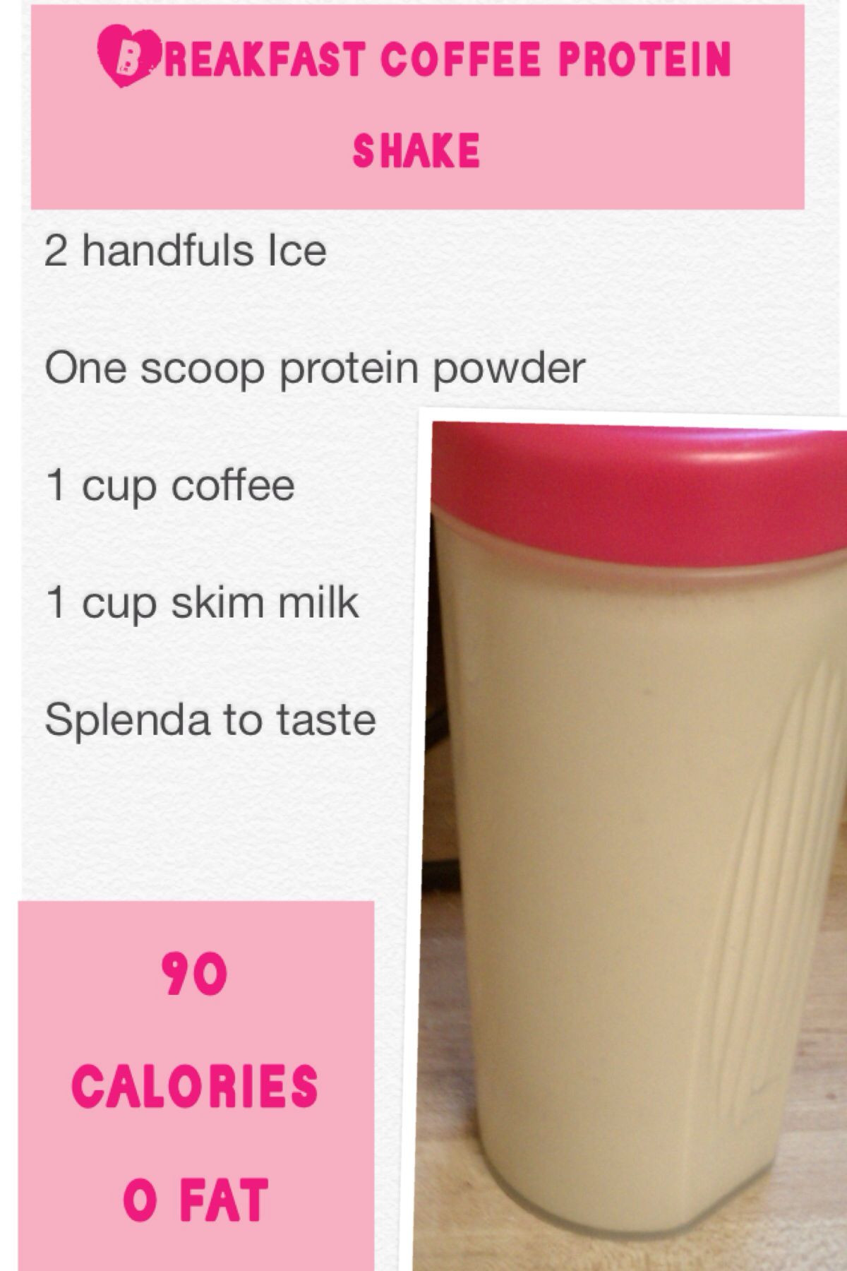 Protein Smoothies For Weight Loss
 Breakfast coffee protein shake I love this It s so