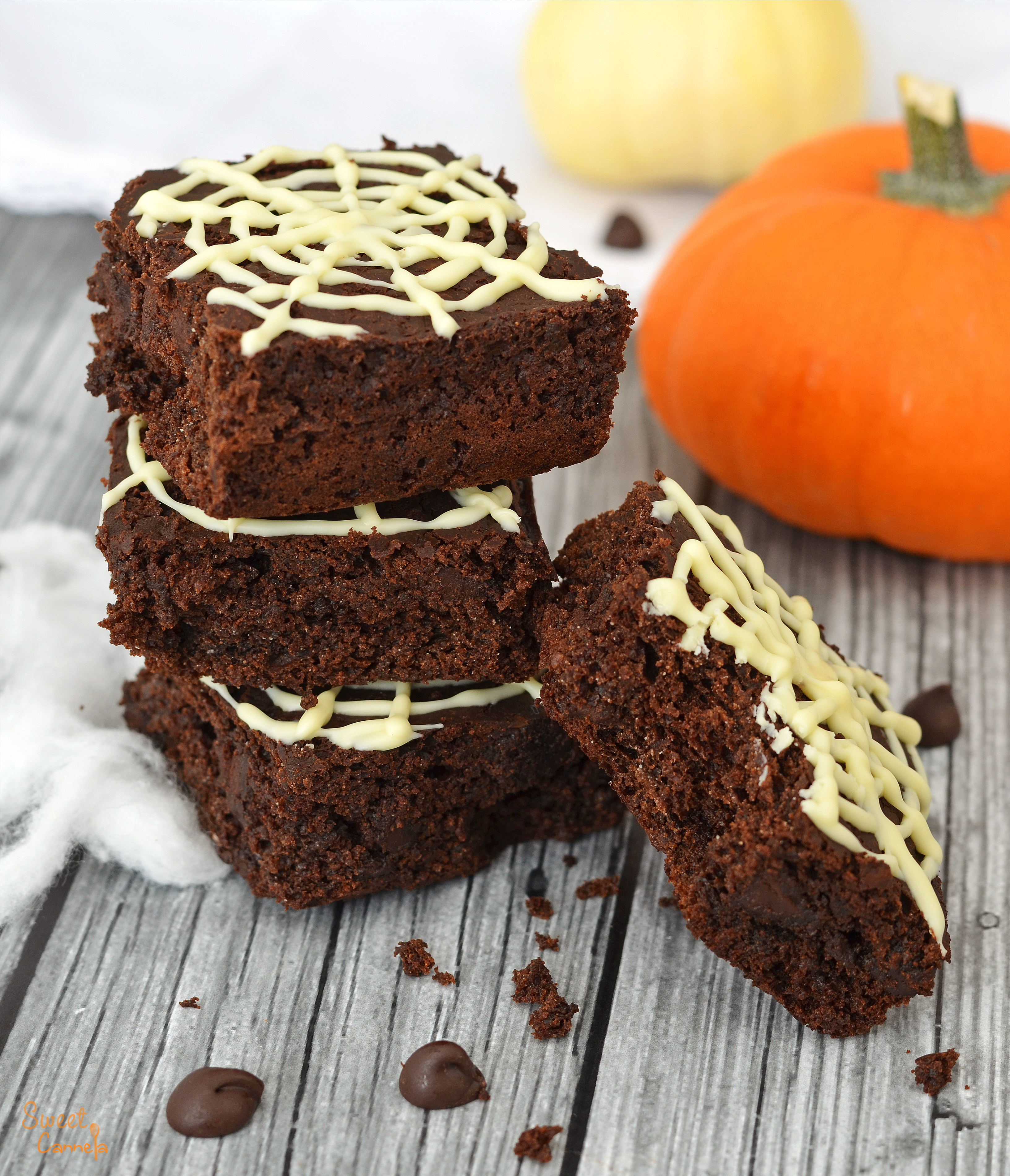 Pumpkin Brownies Vegan
 Vegan Pumpkin Brownies – Brownies Veganos de Calabaza