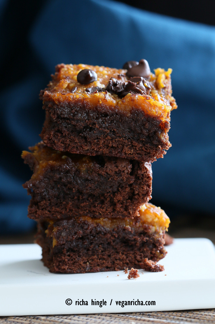 Pumpkin Brownies Vegan
 Vegan Pumpkin Brownies Vegan Richa