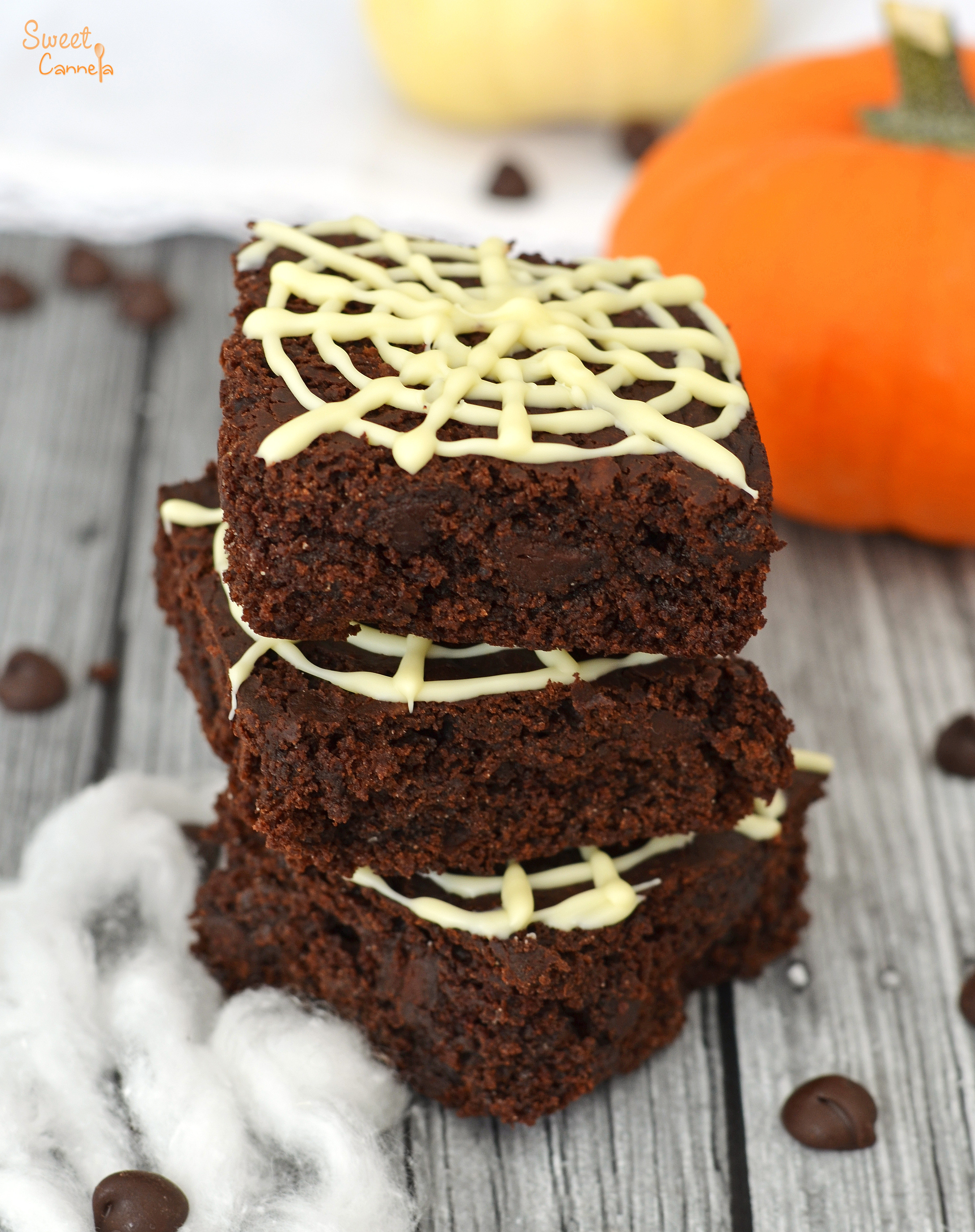 Pumpkin Brownies Vegan
 Vegan Pumpkin Brownies – Brownies Veganos de Calabaza