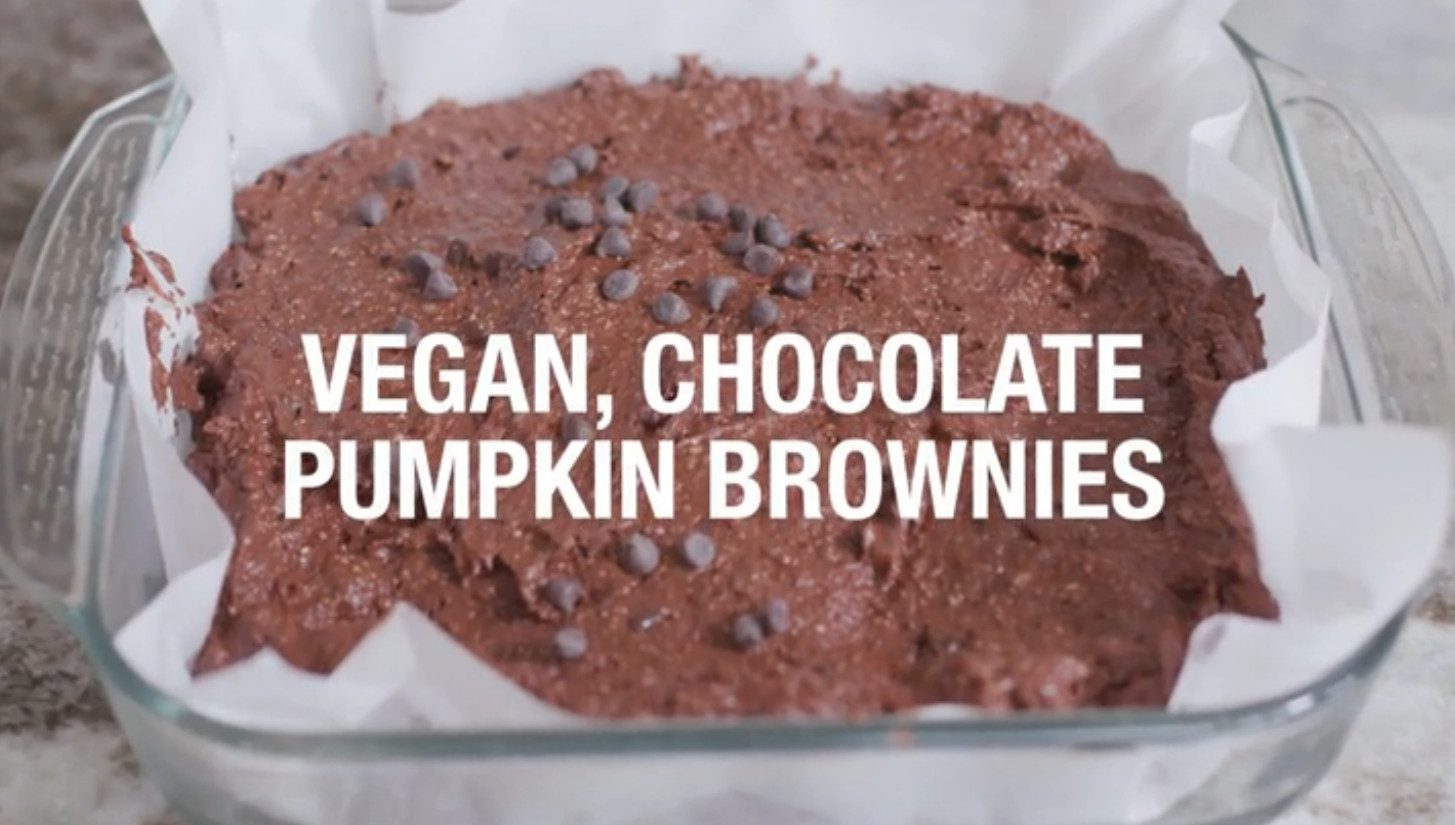 Pumpkin Brownies Vegan
 Vegan Pumpkin Brownies