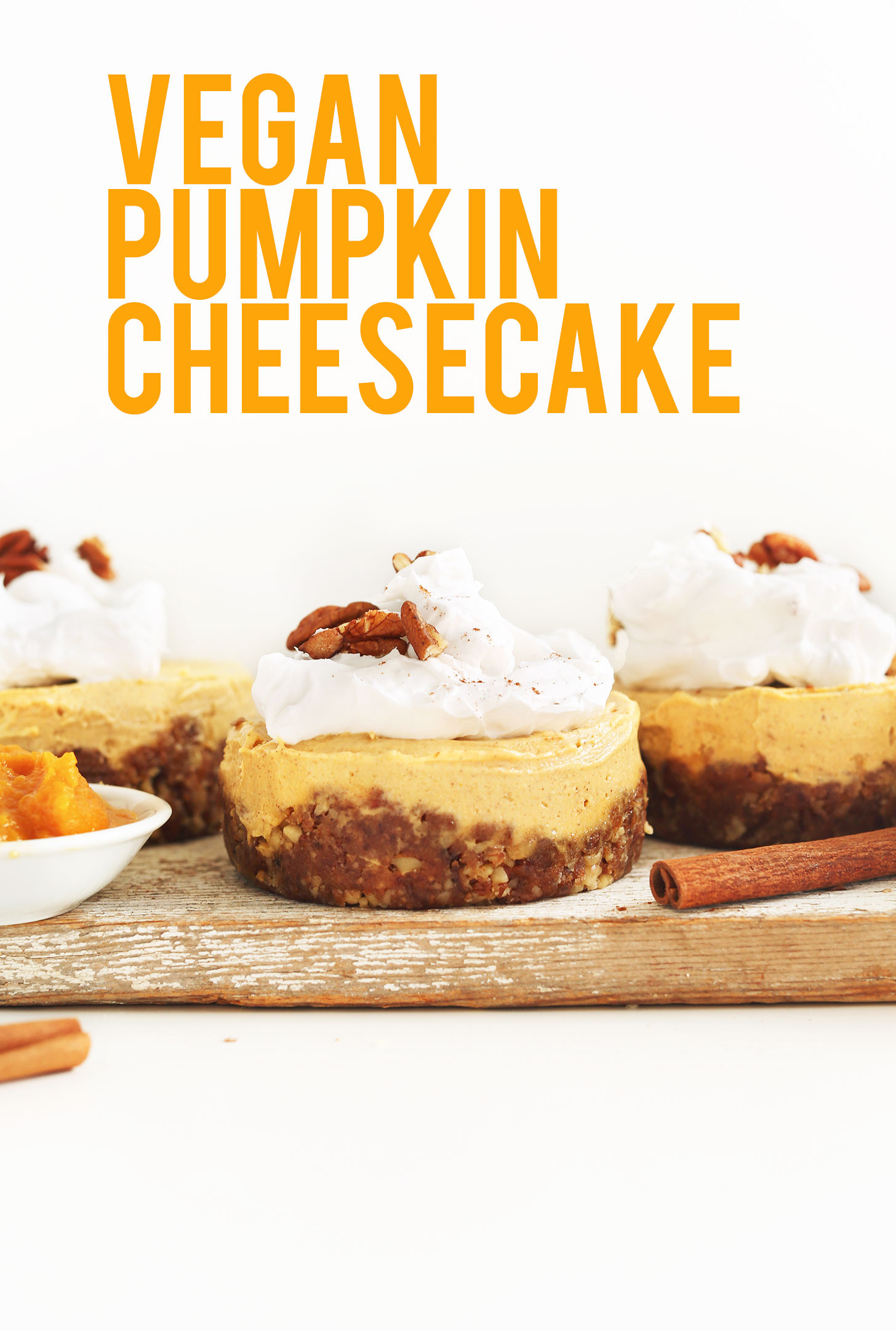 Pumpkin Recipes Vegan
 Vegan Pumpkin Cheesecake