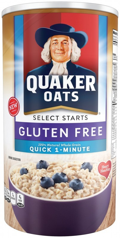 Quaker Oats Gluten Free Oatmeal
 Quaker Oats Gluten Free Oatmeal Launches Nationwide in