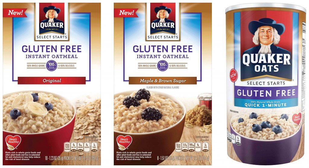 Quaker Oats Gluten Free Oatmeal
 Quaker Oats Gluten Free Oatmeal Launches Nationwide in