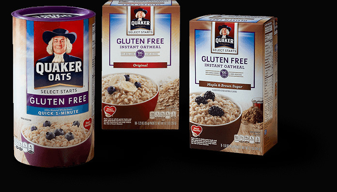 Quaker Oats Gluten Free Oatmeal
 Product Hot Cereals