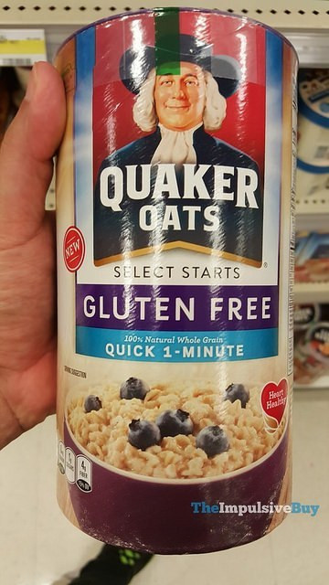 Quaker Oats Gluten Free Oatmeal
 SPOTTED ON SHELVES – 4 19 2016 – The Impulsive Buy