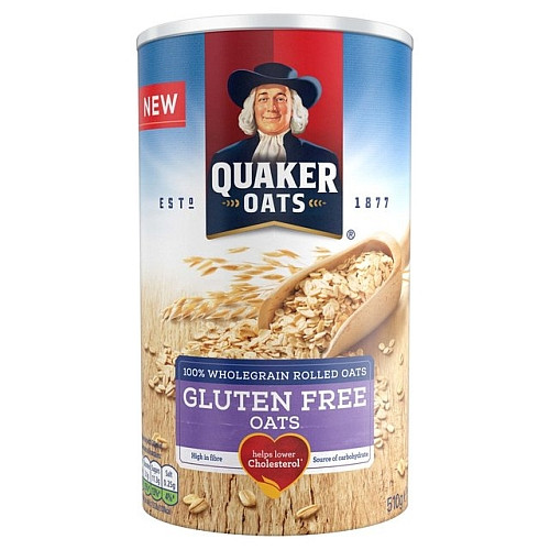 Quaker Oats Gluten Free Oatmeal
 Quaker Oat So Simple Gluten Free Original Porridge 510g