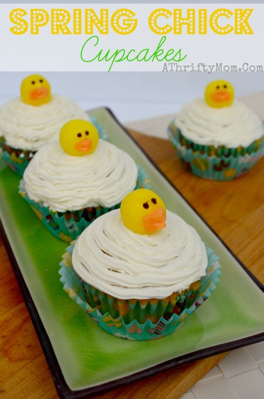 Quick And Easy Easter Desserts
 Spring Chick Cupcakes Quick and Easy Easter Dessert A