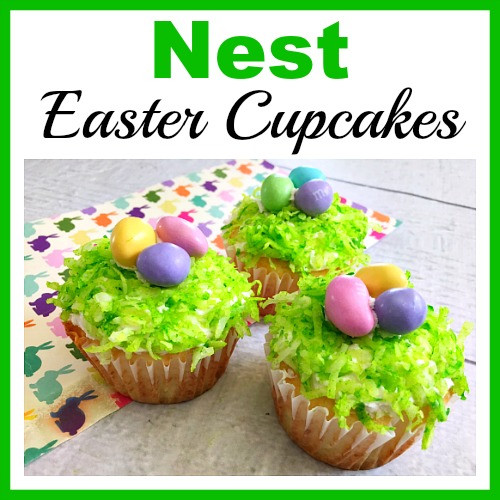 Quick And Easy Easter Desserts
 Nest Easter Cupcakes Easy Easter Dessert Recipe