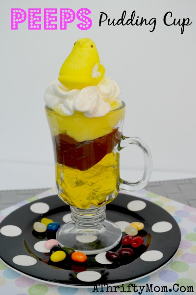 Quick And Easy Easter Desserts
 Peeps Pudding Cup Dessert Quick and Easy Easter Dessert
