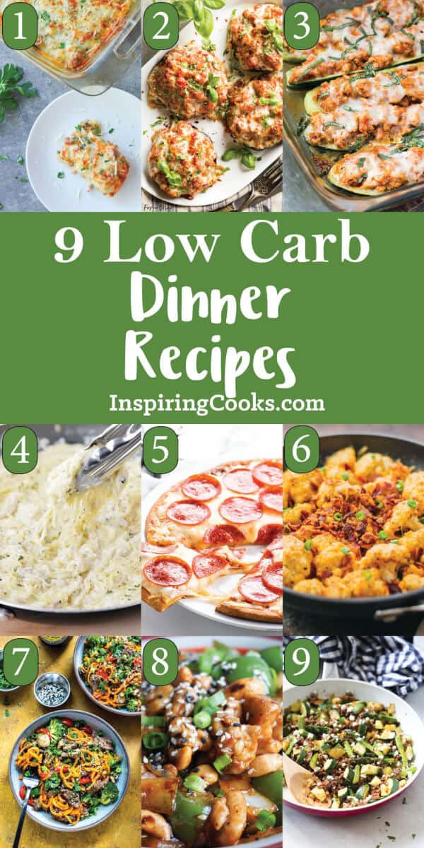 Quick And Easy Low Carb Recipes
 9 of the Best Quick and Easy Low Carb Dinner Recipes