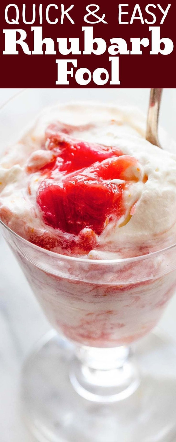 Quick Dairy Free Desserts
 Spring is here Make this rhubarb fool for a quick and
