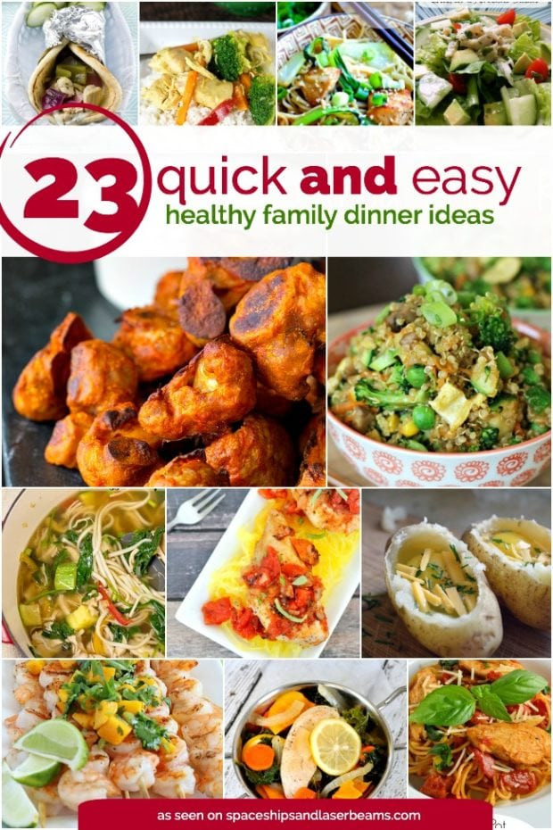 Quick Healthy Family Dinners
 23 Quick and Easy Healthy Family Dinner Ideas Spaceships